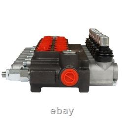 7 Spool 13GPM Hydraulic Directional Control Valve P40 Double Acting Cylinder