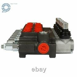 7 Spool Hydraulic Directional Control Valve 13gpm P40 Double Acting Cylinder New