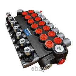 7 Spool Hydraulic Directional Control Valve 1/2 Bapp 13GPM 3600PSI 60L New