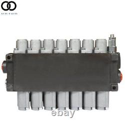 7 Spool Hydraulic Directional Control Valve P40 Double Acting Cylinder 60L 13GPM