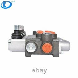 7 Spool Hydraulic Monoblock Double Acting Control Valve, 11 GPM, SAE Ports