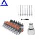 7 Spool Hydraulic Monoblock Double Acting Control Valve 11 GPM + conversion plug