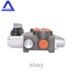 7 Spool Hydraulic Monoblock Double Acting Control Valve 11 GPM + conversion plug