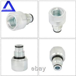 7 Spool Hydraulic Monoblock Double Acting Control Valve 11 GPM + conversion plug