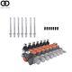 7 Spool Hydraulic Monoblock Double Acting Control Valve 3625 PSI 11 GPM