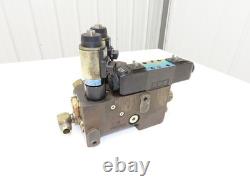 929500 Hydraulic Solenoid Control Valve & Manifold From N40 XMR Forklift
