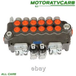 ALL-CARB 6 Spool Hydraulic Backhoe Directional Control Valve 2 Joysticks 21 GPM