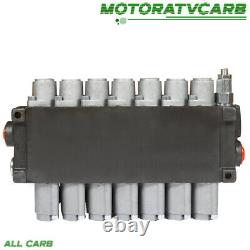 ALL-CARB 7 Spool Hydraulic Directional Control Valve 13Gpm Double Acting SAE