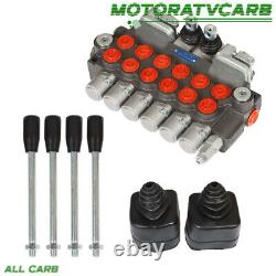 ALL-CARB Hydraulic Backhoe Directional Control Valve 2 Joysticks 6 Spool 11 GPM