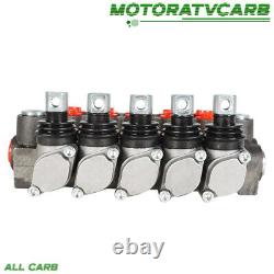 ALL-CARB Hydraulic Directional Control Valve 3600Psi SAE Ports 5 Spools 13 GPM