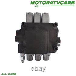 ALL-CARB Hydraulic Monoblock Double Acting Control Valve SAE 3 Spool 21 GPM