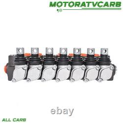 ALL-CARB Hydraulic Monoblock Double Acting Control Valve SAE Ports 7 Spool 11GPM