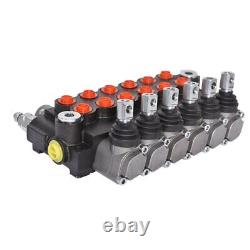 Adjustable 11GPM Relief Valve 6 Spool Hydraulic Directional Control Valve