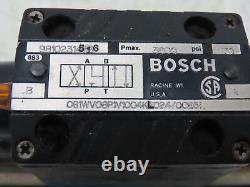 Bosch Rexroth 9810235508 Hydraulic Directional Control Solenoid Valve 24VDC