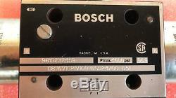 Bosch Valve 081wv10p1v1091ws024 00 d51 Hydraulic Solenoid Control Valve 4600 PSI