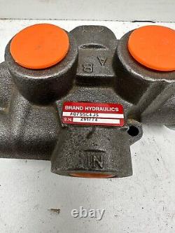 Brand Hydraulics A0755C4JS Control Valve New