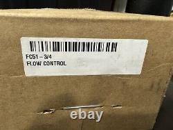 Brand Hydraulics FC51-3/4 INLINE ADJUSTABLE FLOW CONTROL VALVE 0-30gpm