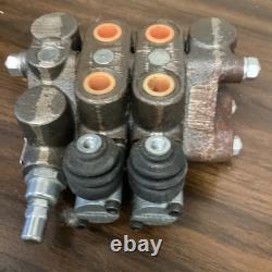 Brand Hydraulics HR45 2-Spool Manual Hydraulic Control Valve for Fluid/Oil