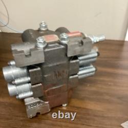 Brand Hydraulics HR45 2-Spool Manual Hydraulic Control Valve for Fluid/Oil
