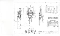 CHIEF HYDRAULIC LOADER VALVE 3 SPOOL JOYSTICK 10 GPM WithFLOAT SPOOL