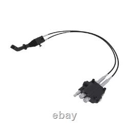 Cable Remote Control Valve Kit, Hydraulic Flow Control Valve with 2 Spool 21GPM