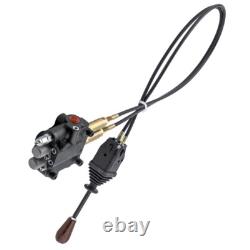 Cable Remote Control Valve Kit, Hydraulic Flow Control Valve with 2 Spool 21GPM
