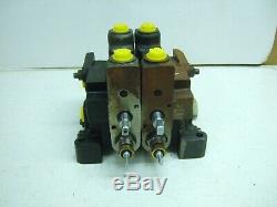 Case 570l 580l 580sl 590 Super Hydraulic Valve With Flow Control Two Spool Nos