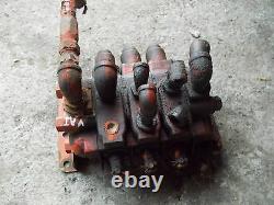 Case VAI Tractor Original hydraulic (3) valve control assembly block