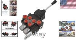 Cast Iron Hydraulic Control Valve with Joystick 2 Spool Design for Efficiency