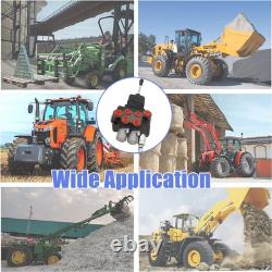 Cast Iron Hydraulic Control Valve with Joystick 2 Spool Design for Efficiency