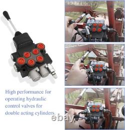 Cast Iron Hydraulic Control Valve with Joystick 2 Spool Design for Efficiency
