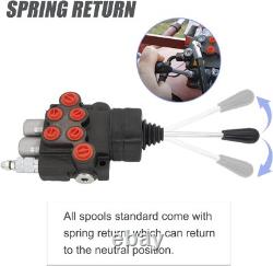Cast Iron Hydraulic Control Valve with Joystick 2 Spool Design for Efficiency