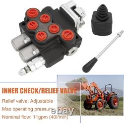 Cast Iron Hydraulic Control Valve with Joystick 2 Spool Design for Efficiency