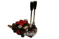 Chief Hydraulic Control Valve Two Spool 21 Gpm 3625 Psi Max Open Center