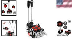 Chrome Hydraulic Control Valve 2 Spool Reliable 21 GPM for Efficient Operation