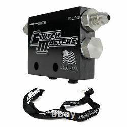Clutch Masters FCV-2000 Universal Black Hydraulic Flow Control Valve with Lanyard