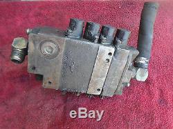 Commercial Intertech 4-Spool Hydraulic Directional Control Valve #1485568