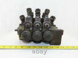 Commercial Intertech Hydraulic Directional Control 3 Section Spool Valve
