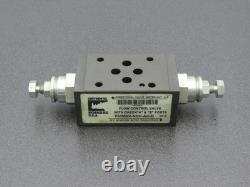 Continental F03MSV-NDC-AC-D Hydraulic A&B Port Flow Control Valve 5000PSI MAX
