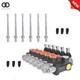 Conversion Plug + 6 Spool Hydraulic Control Valve Double Acting 13 GPM 3600 PSI