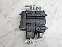 Cross Double Spool 2 Section Hydraulic Loader Control Valve w Float 43 03 170734