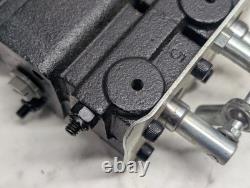 Cross Double Spool 2 Section Hydraulic Loader Control Valve w Float 43 03 170734