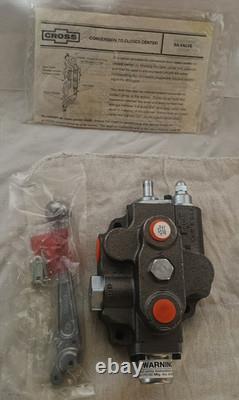 Cross Sba2 Hydraulic Control Valve 131135 New