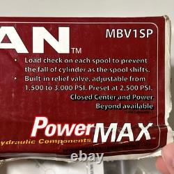 Delavan MBV1SP Hydraulic Directional Control Valve 25 GPM 3000 PSI
