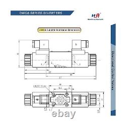 Directional Control Valve, 4W Replacement Hydraulic Directional Control Solen