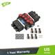 Double Acting 3600 PSI 3 Spool Solenoid 12V DC Hydraulic Control Valve 13 GPM