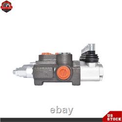 Double Acting 7 Spool Hydraulic Monoblock Control Valve SAE Ports 11 GPM