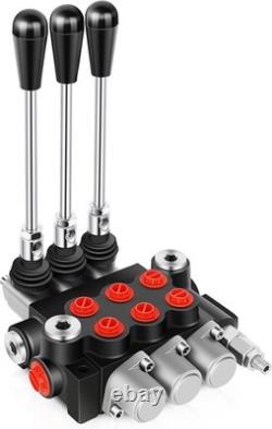 Double Acting Hydraulic Control Valve 11 GPM for Tractor Loaders and Diversters