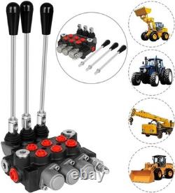 Double Acting Hydraulic Control Valve 11 GPM for Tractor Loaders and Diversters