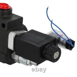 Double Acting Hydraulic Directional Control Valve 12V DC 13 GPM Solenoid
